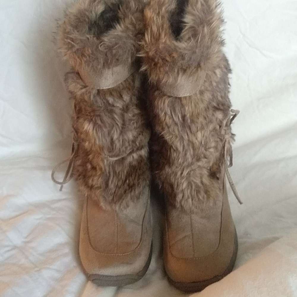 Faux Fur Boots